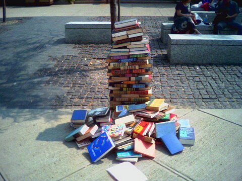 pile of books