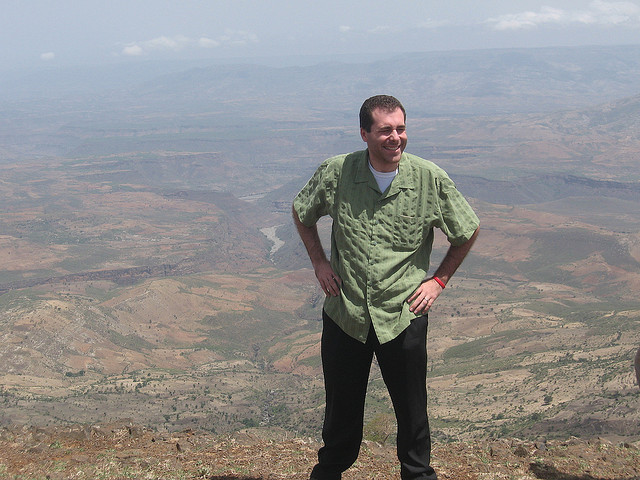 Me, putting on my best Travelin' Matt...er Travis face